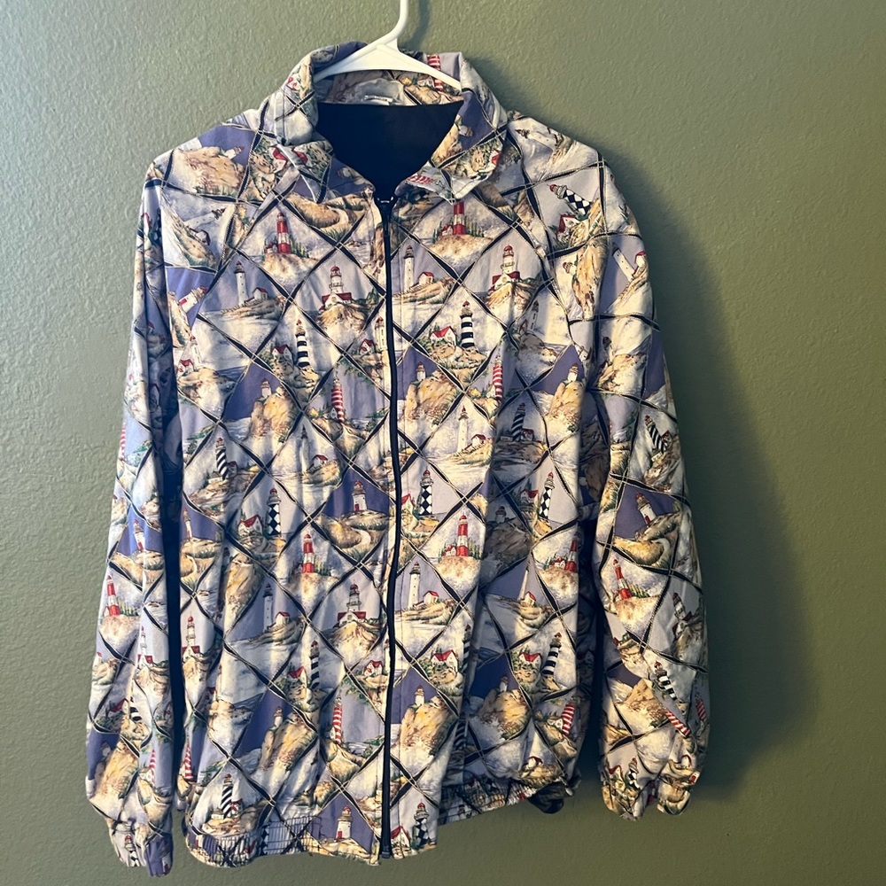 Vintage lighthouse pufferjacket